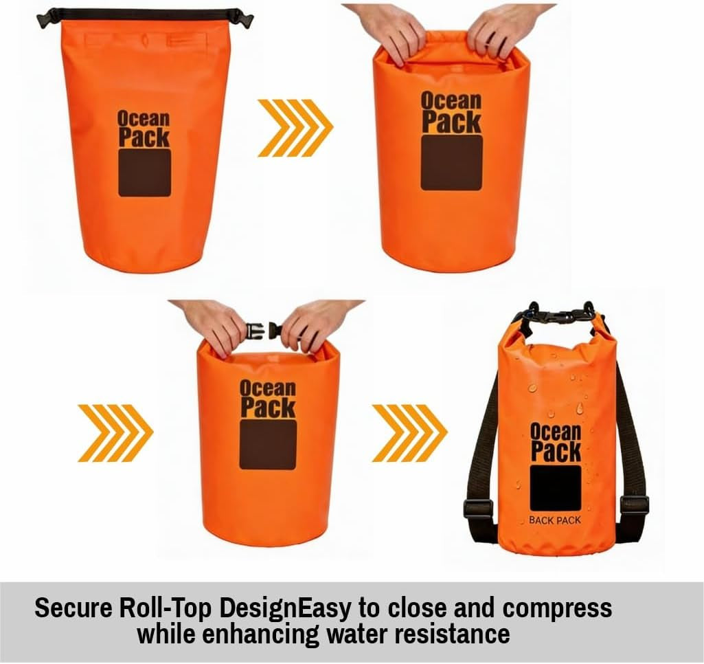 Set De Bolsas Estancas Impermeables 2L/5L/10L