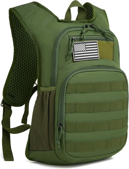 Hydration Backpack with Water Bladder for Hiking Tactical Hydration Pack for Men Women Molle Water Backpack for Hiking