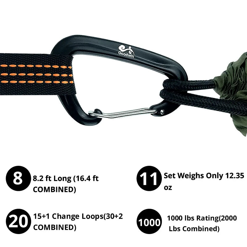 300X140Cm Single Camping Hammock Lightweight Parachute Hammock with 2 Tree Strap 2 Hooks Lightweight Portable Camping Hammock