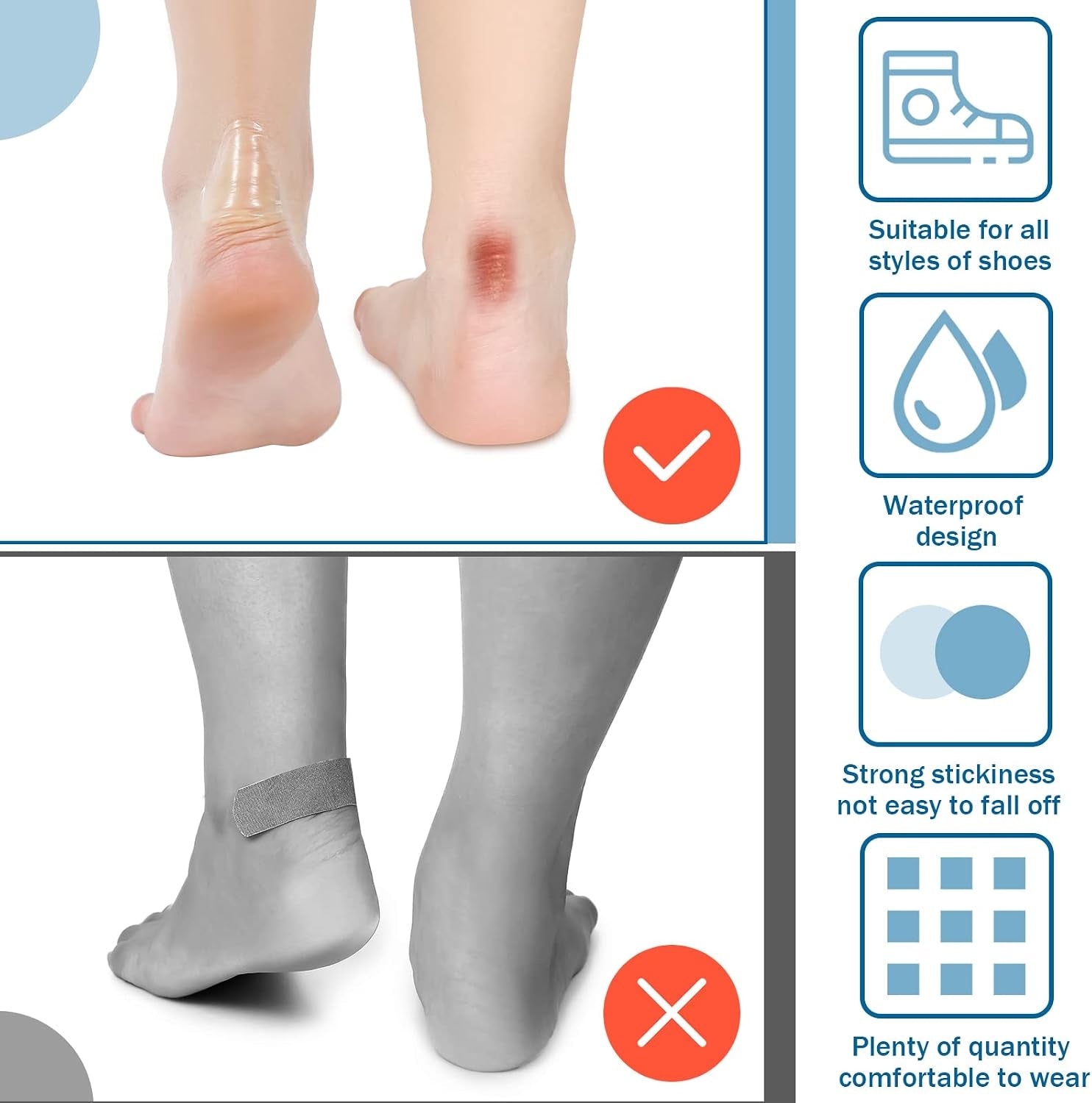 Kit Apositos Anti-Ampollas Para Pies - 150 Uds