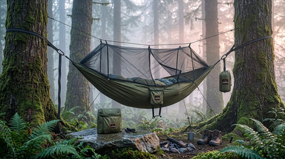 RestTrail Pro™ | Hamaca con Mosquitera para Camping