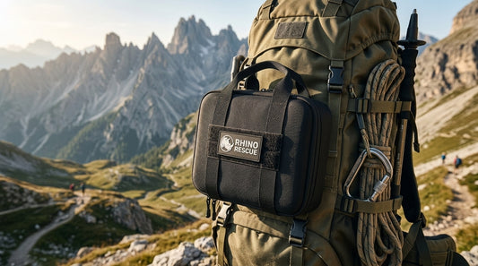 SafeTrail MOLLE™ | Kit de Supervivencia con Botiquín MOLLE - 124 Piezas