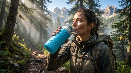 PureTrail Bottle Pro™ | Botella Filtrante Plegable 700ml para Agua de Emergencia