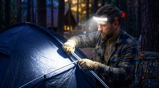 LightTrail Pro™ | Linterna Frontal LED 1000 Lúmenes Recargable - Pack de 2