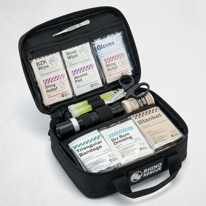 SafeTrail MOLLE™ | Kit de Supervivencia con Botiquín MOLLE - 124 Piezas