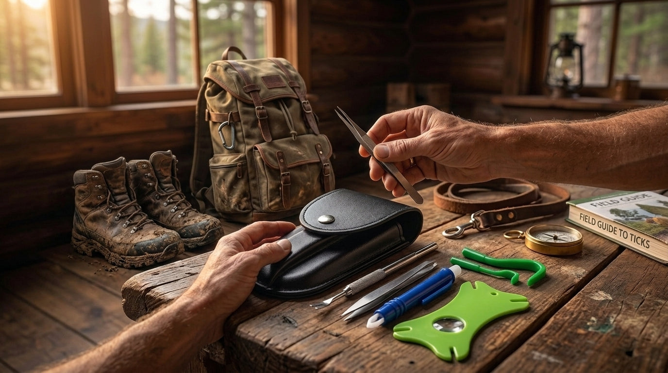 TickTrail™ | Kit Quitagarrapatas para Senderismo y Camping