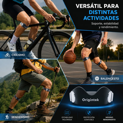 KneeTrail™ | Cincha para Tendón Rotuliano Ajustable para Running y Senderismo