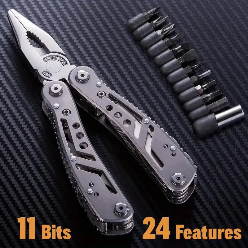 Multitool 24-In-1 Multitools Pliers with ​Professional Multi-Tool for Survival Camping and Hunting Gifts for Men Dad Hus Band