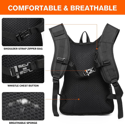 Hydration Backpack with Water Bladder for Hiking Tactical Hydration Pack for Men Women Molle Water Backpack for Hiking