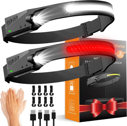 Frontal LED Recargable - Luz De Cabeza Para Senderismo