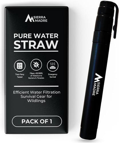 PureTrail filtro de agua portátil - producto completo
